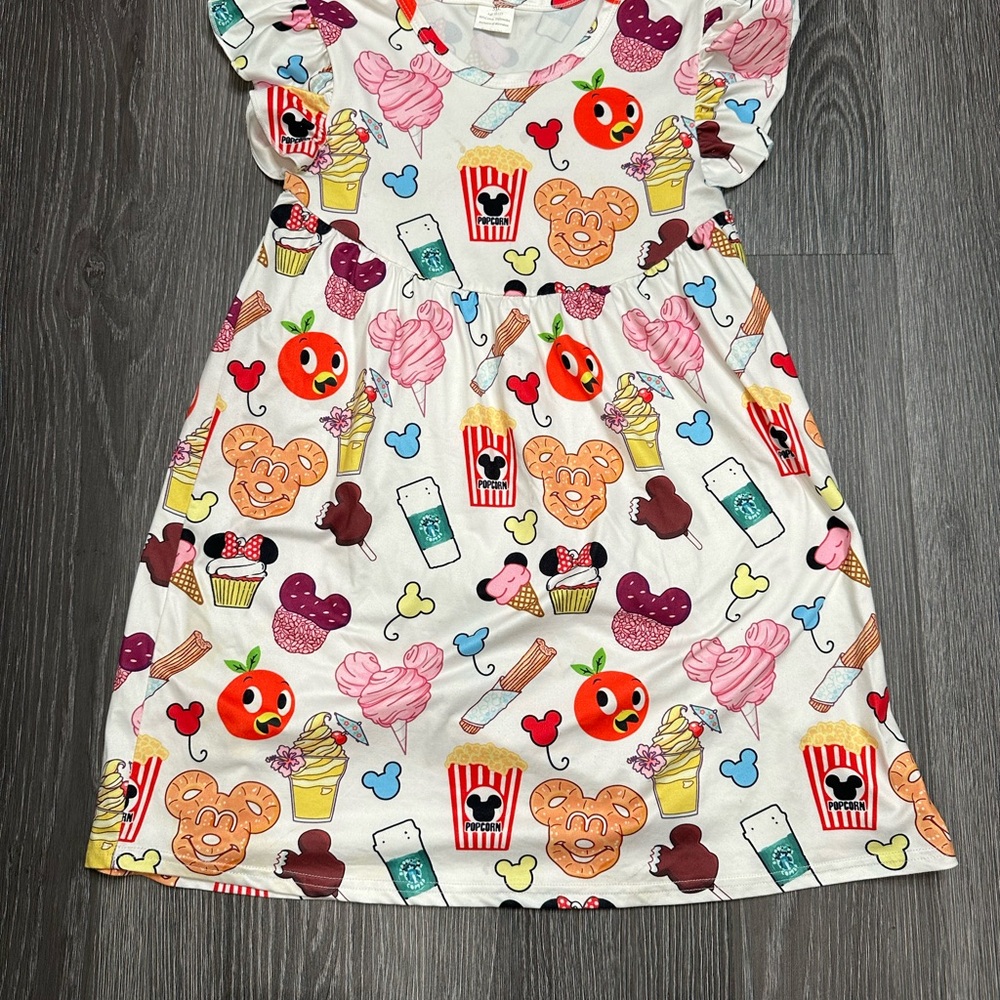 Disney park Kids Dress with disney Print